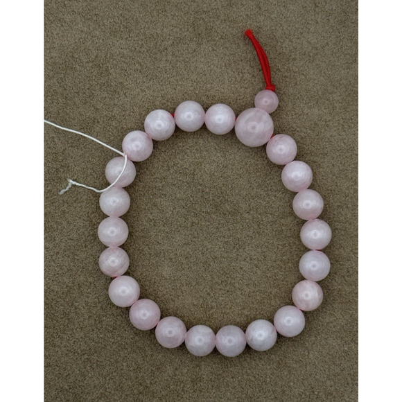 Unbranded Jewelry - Natural Rose Quartz Stone Bracelet 8mm Pink Crystal Stretch Bracelet new